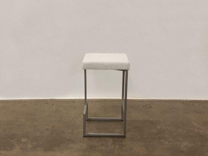 Amisco Fred Upholstered Counter Stool- Magnetite 24-Pixel BP - Image 3