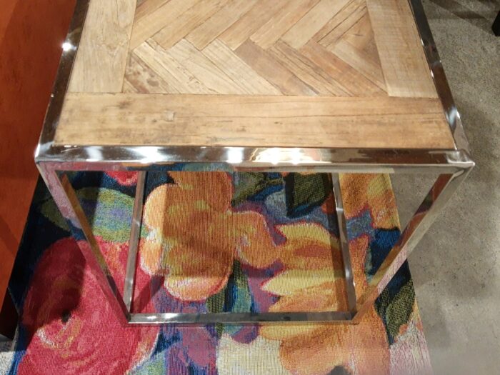 Warner Side Table- Reclaimed Elm