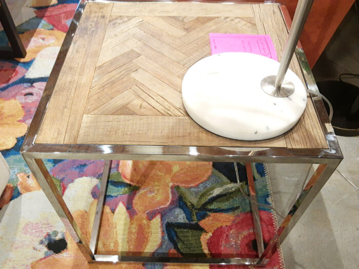 Warner Side Table- Reclaimed Elm - Image 3