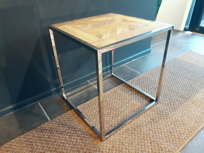 Warner Side Table- Reclaimed Elm - Image 2