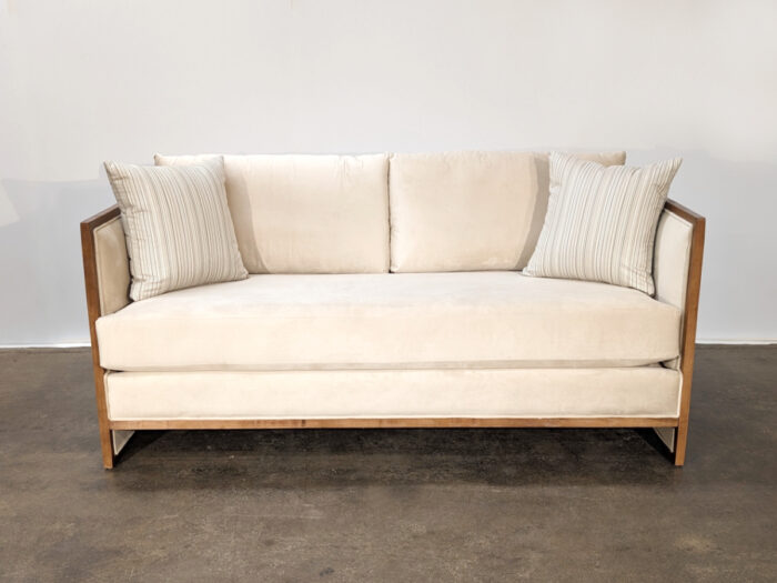 Adira Condo Sofa- Dynamic Plain Ivory