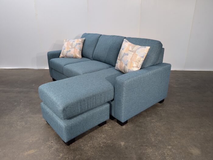 Layne Sofa w/Bumper- Chino Teal - Image 4