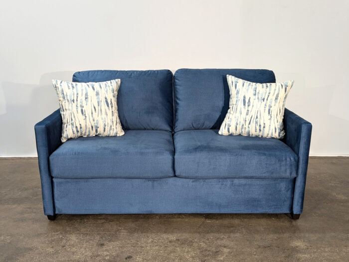 Lachlan-5 Double Sofa Bed - Misty Navy