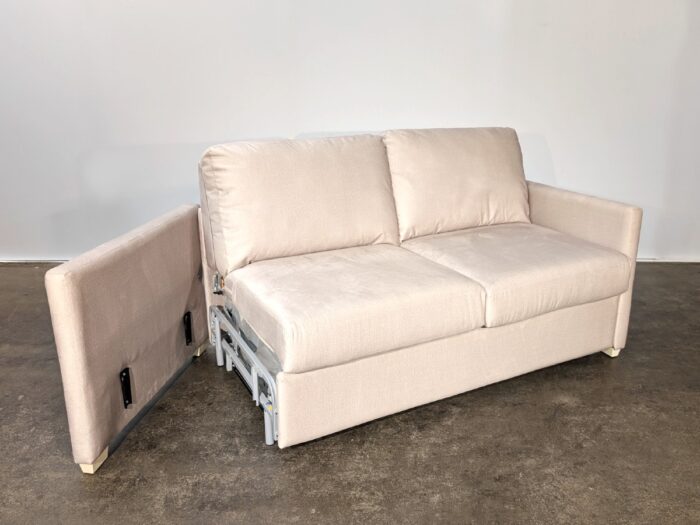 Lachlan-5 Double Sofa Bed - Misty Ivory - Image 8
