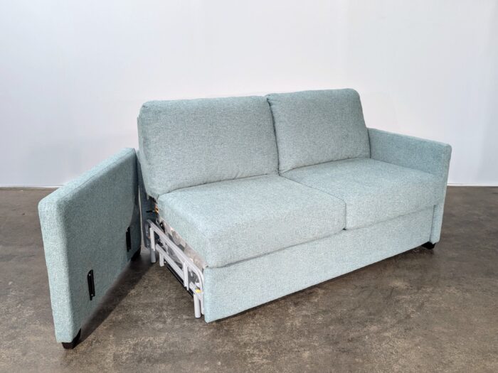 Lachlan-5 Double Sofa Bed - Mondavi Aqua - Image 8