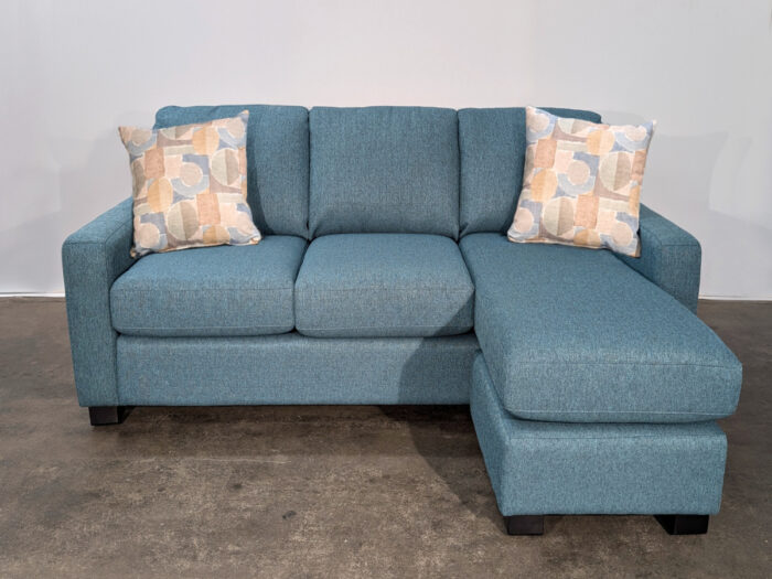 Layne Sofa w/Bumper- Chino Teal