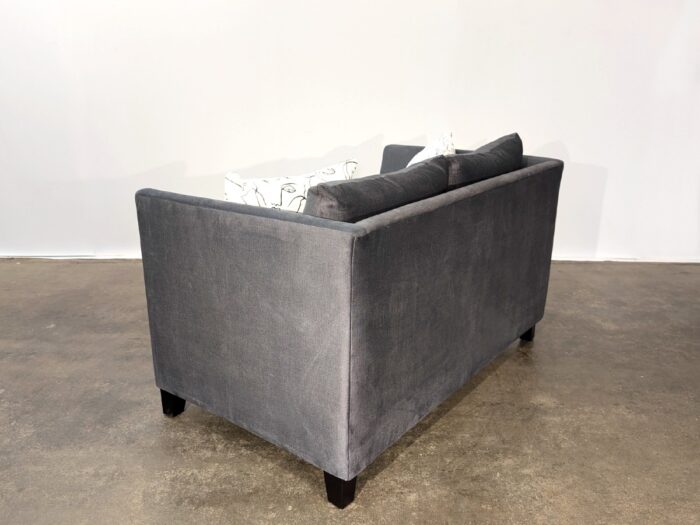 Sagan Loveseat - Chrome Charcoal - Image 2