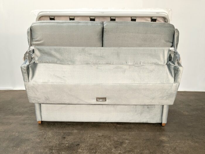 Lachlan-5 Double Sofa Bed - Misty Sky - Image 5