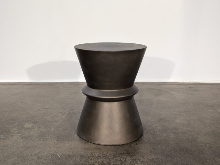 Hourglass Side Table – Bronze Concrete