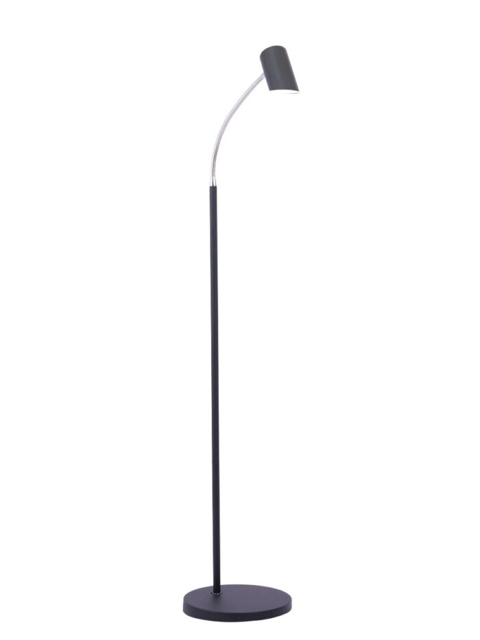 Black Tall Reading Lamp - Image 2