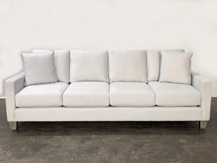 Mesa 4 Seats Sofa-Sectional w/Bumper  – Mythic Silver - Image 3