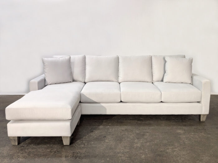Mesa 4 Seats Sofa-Sectional w/Bumper  – Mythic Silver