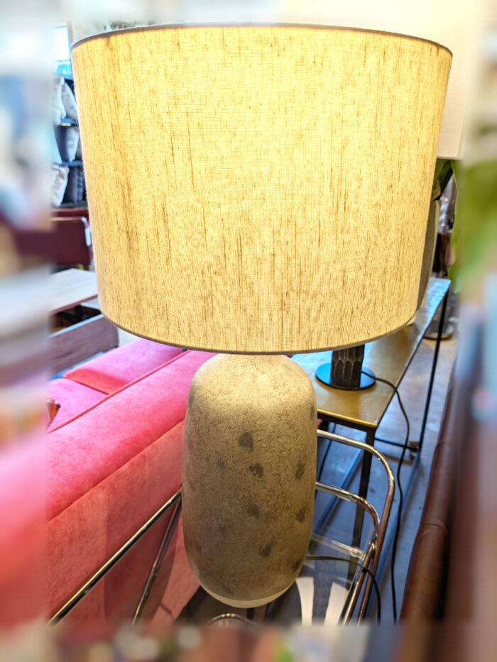 Table Lamp - Tone Concrete Finish Ceramic Base