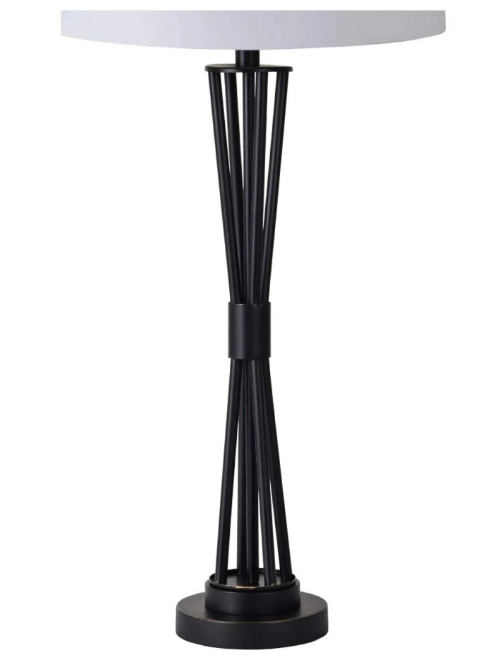 Table Lamp - Black Iron Base - Image 2