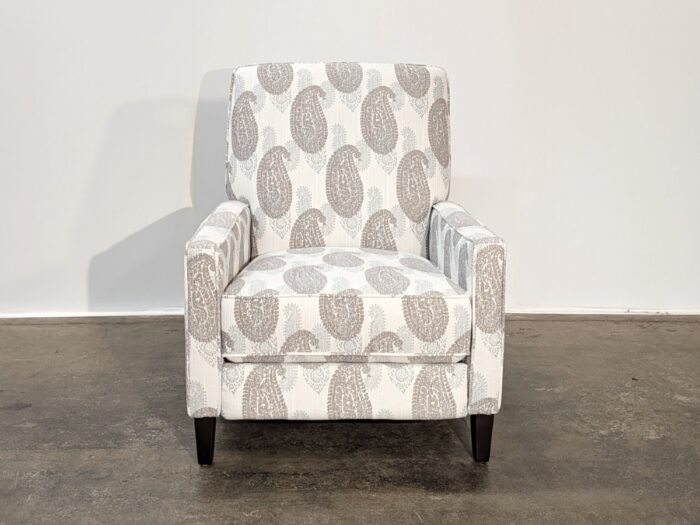 Linus Push Back Fabric Recliner - Dixie Sky