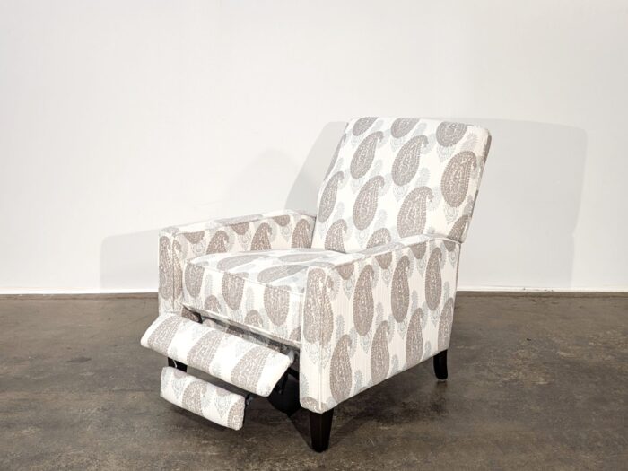 Linus Push Back Fabric Recliner - Dixie Sky - Image 3