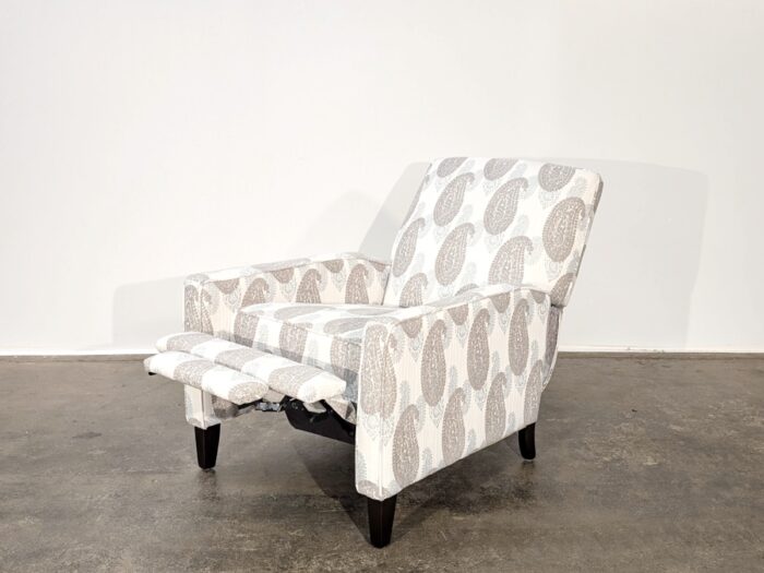 Linus Push Back Fabric Recliner - Dixie Sky - Image 4
