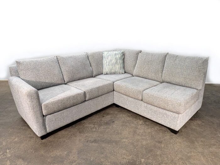 Dillon LHF Sofa W/Return - Armless Loveseat - Wanderer Haze