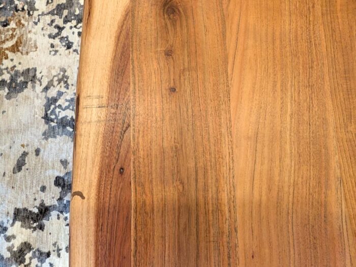 Jivin Small Coffee Table – Solid Acacia Wood - Image 3