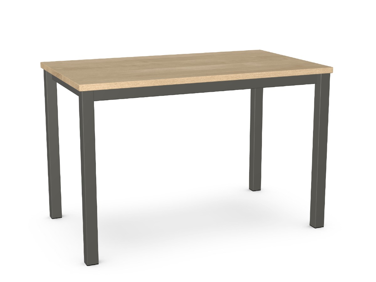 Amisco Harrison Table- Mineral 73- Solid Birch Top- Nature NT