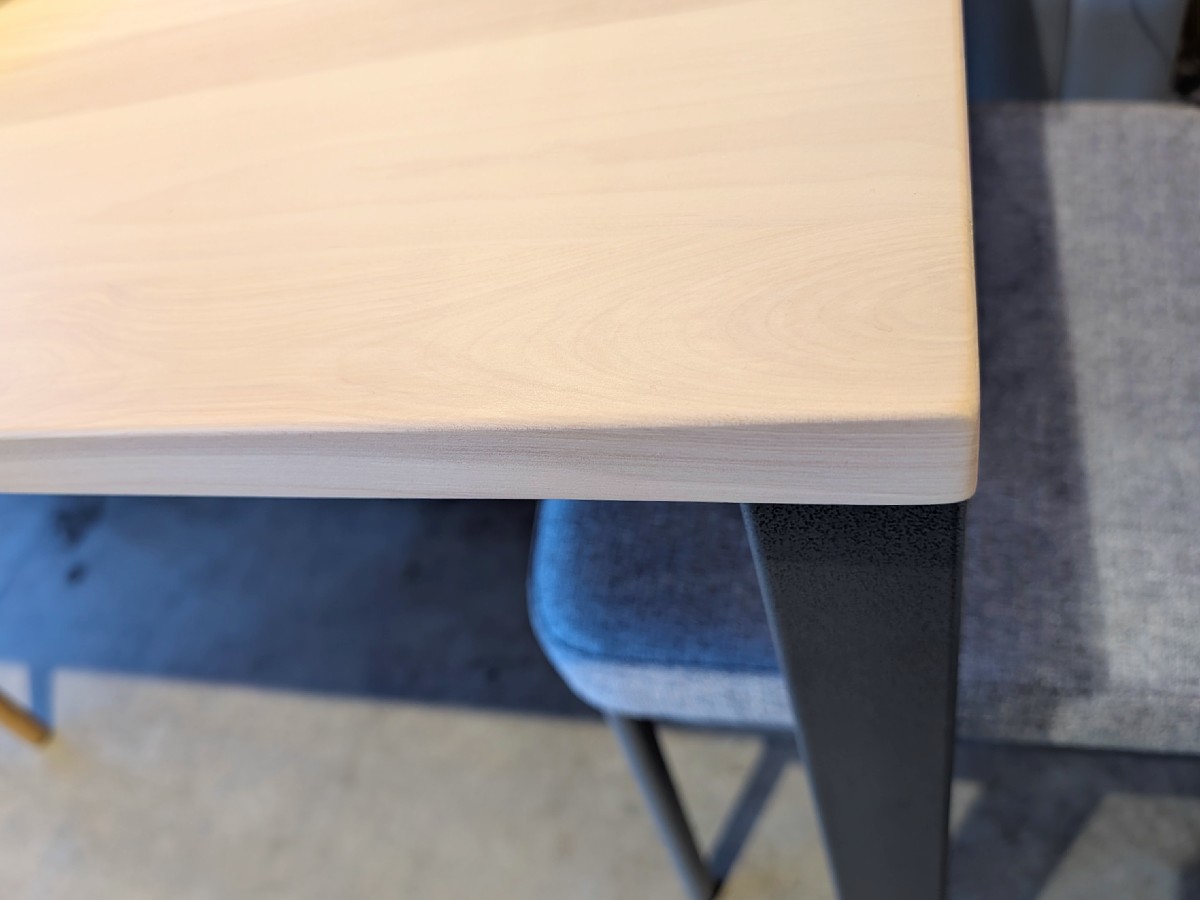 Amisco Harrison Table- Mineral 73- Solid Birch Top- Nature NT - Image 2