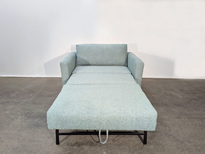 Movie Night Twin Sofa Bed - Mondavi Aqua - Image 2