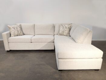 Lachlan Sectional RHF-Chaise 3- Double Sofa Bed – Struttura Ivory
