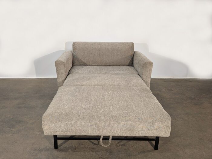 Movie Night Twin Sofa Bed - Strutura Pewter - Image 2