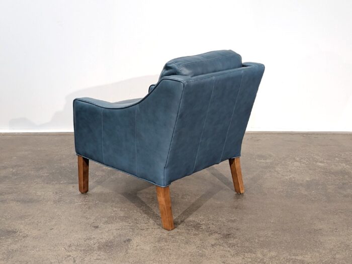Lucy Leather Chair – Rawhide Teal - Image 2
