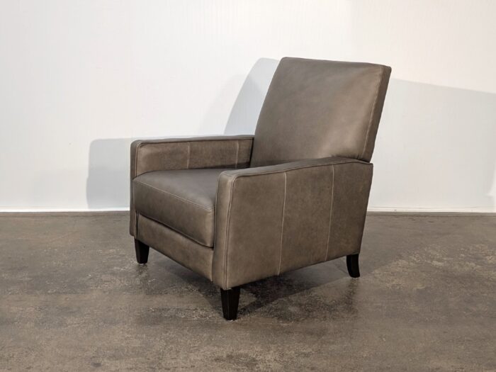 Linus Push Back Leather Recliner - Liberty Mocha - Image 2