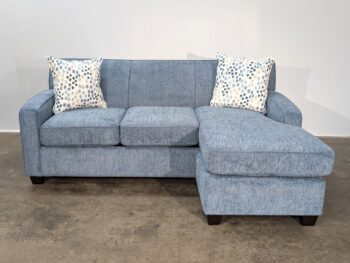 Trent Sofa w/ Bumper – Delicate Blue