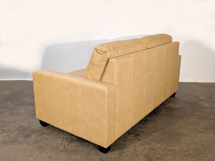 Layne Condo Sofa- Barrel Tan Leather - Image 2
