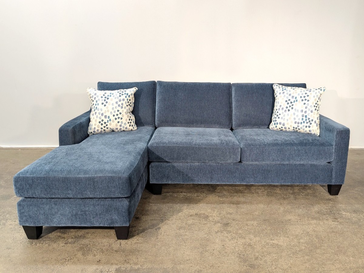 Mesa Sectional LHF Chaise - Kenley Indigo