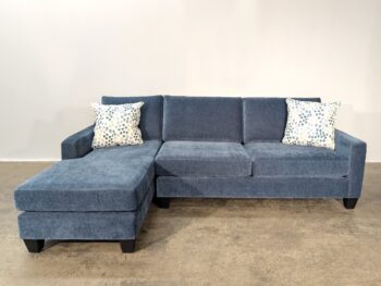 Mesa Sectional LHF Chaise - Kenley Indigo