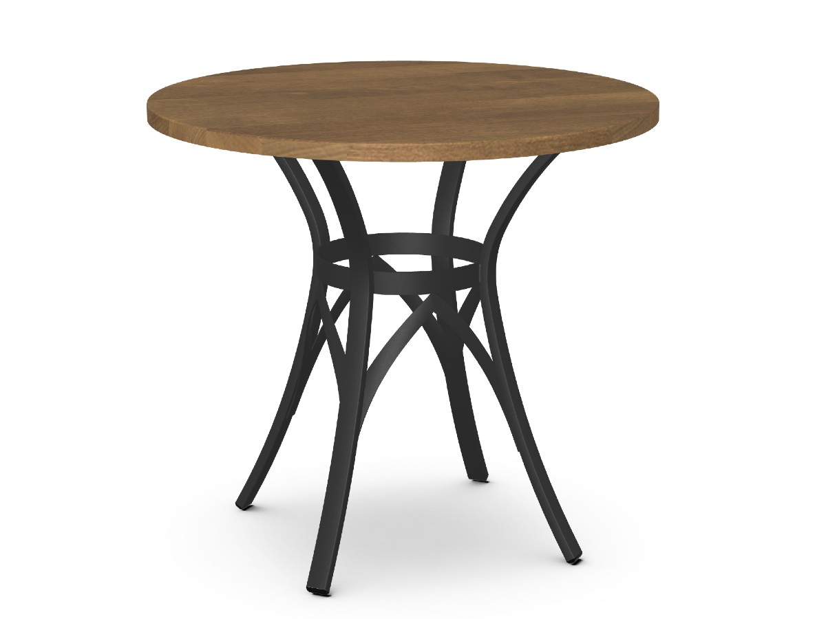 Amisco Kai Table- Sugar Bronze 69- Nature NT- Birch 36" DIA Top - Image 7