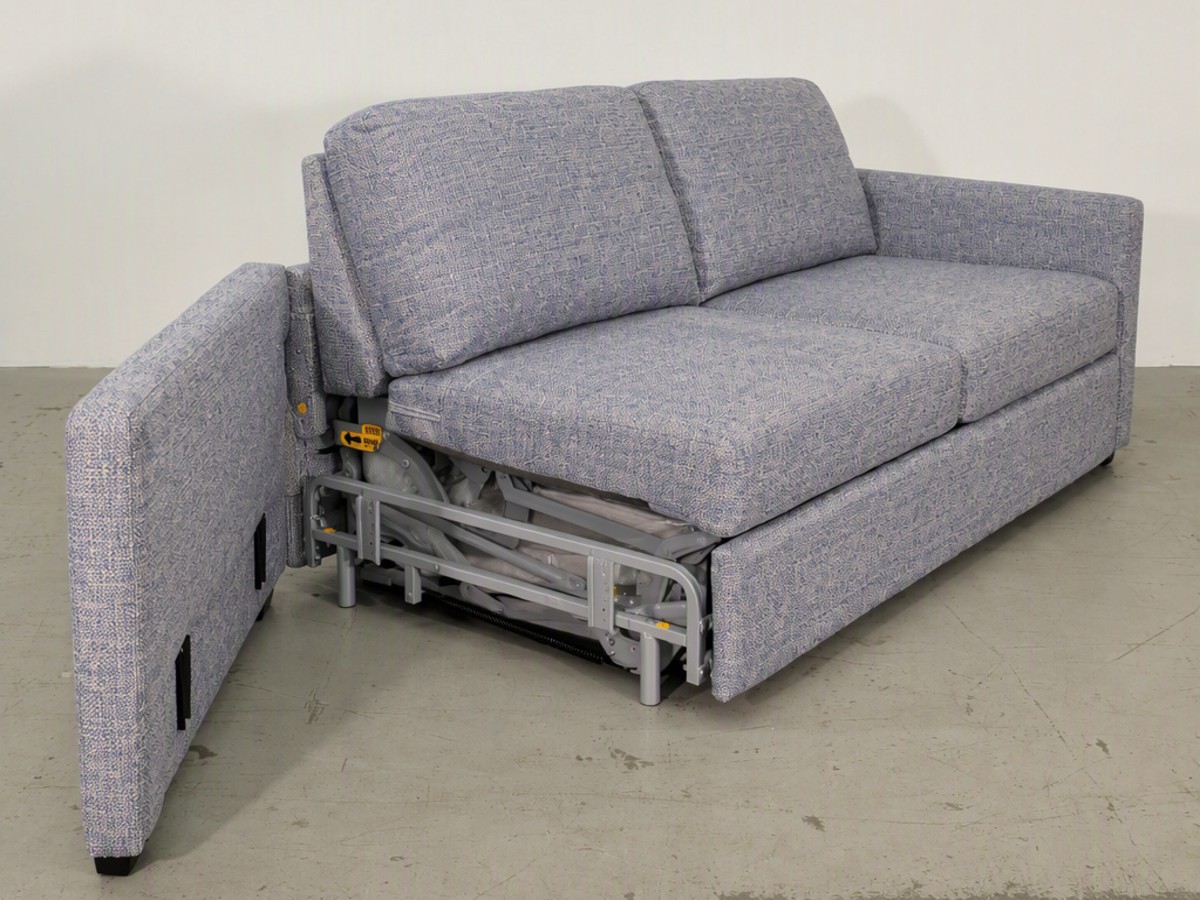 Lachlan-5 Double Sofa Bed - Fortress Navy - Image 8