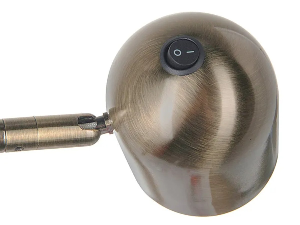 Brushed Nickel - 3 Head- Tall Floor Lamp - Image 2