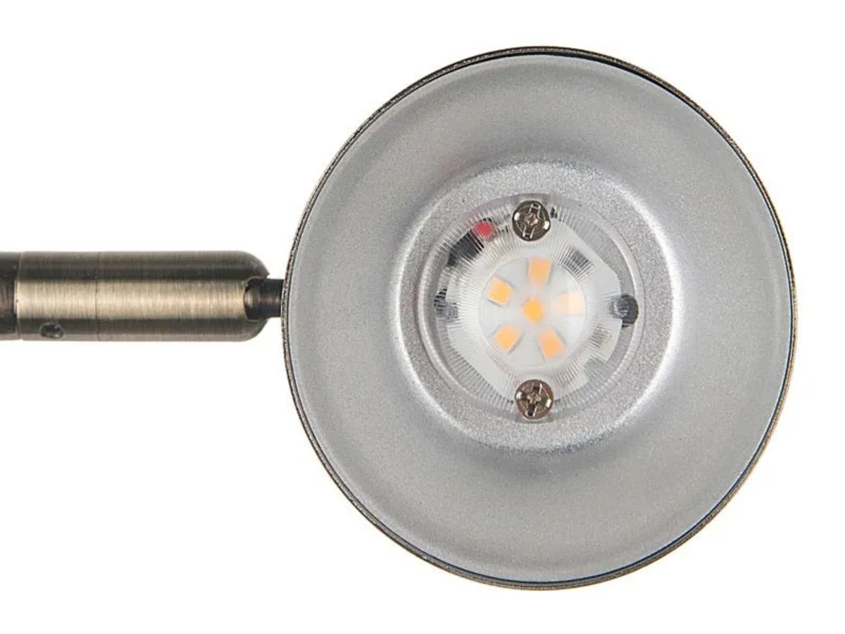 Brushed Nickel - 3 Head- Tall Floor Lamp - Image 3