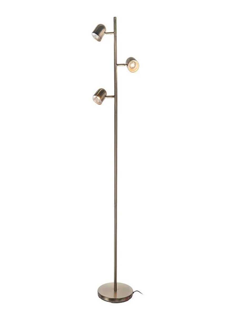 Brushed Nickel - 3 Head- Tall Floor Lamp