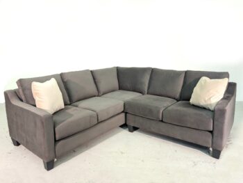 Mesa Sectional RHF Loveseat & Sofa W/Return - Mythic Chocolate