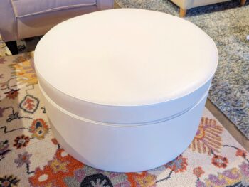 Galaxy Storage Ottoman - Toledo White