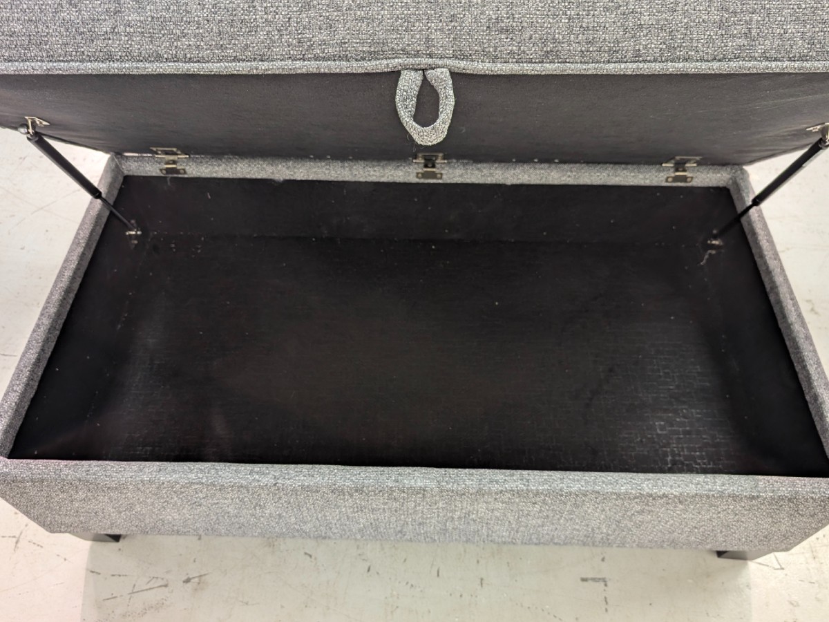 Custom Storage Ottoman - Willow Smoke - Image 5