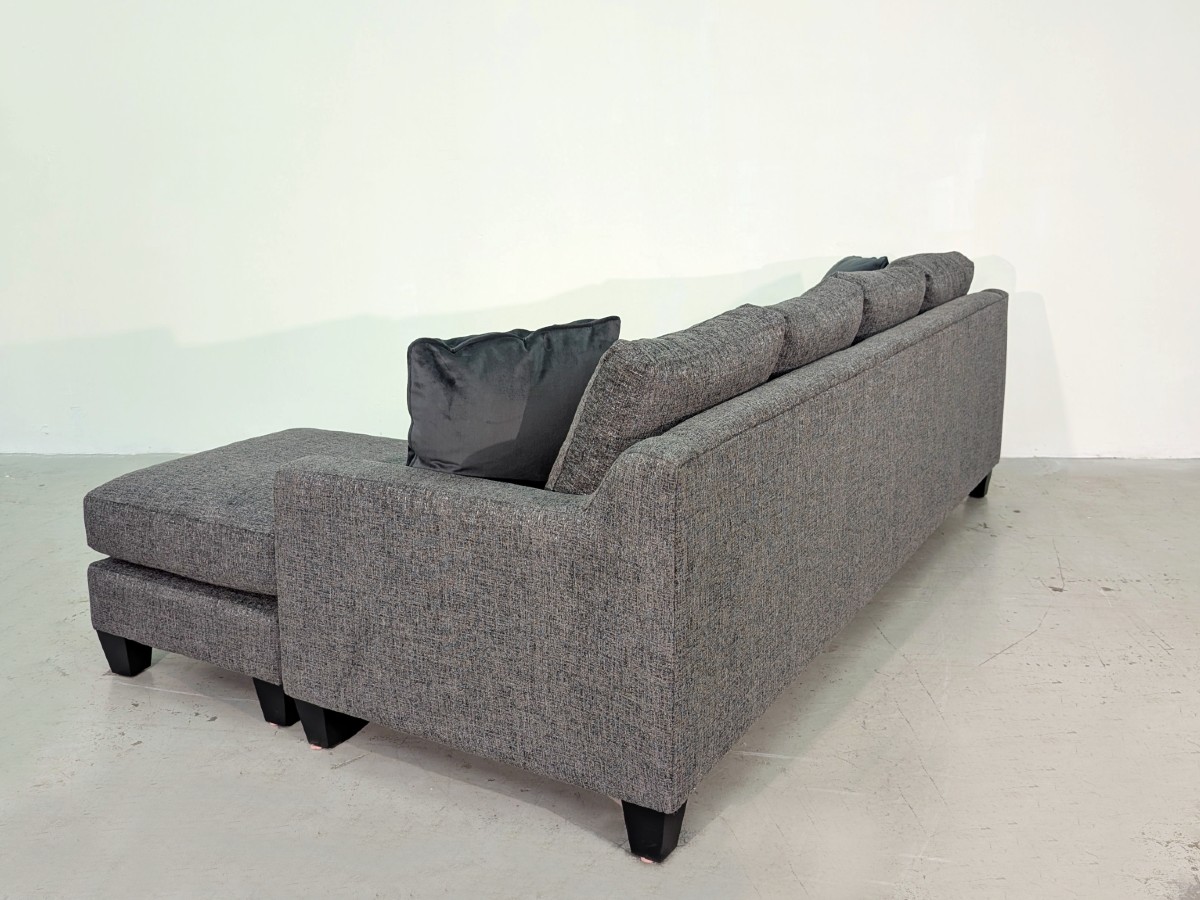 Mesa 4 Seats Sofa-Sectional w/Bumper – Giovanna Pewter - Image 4