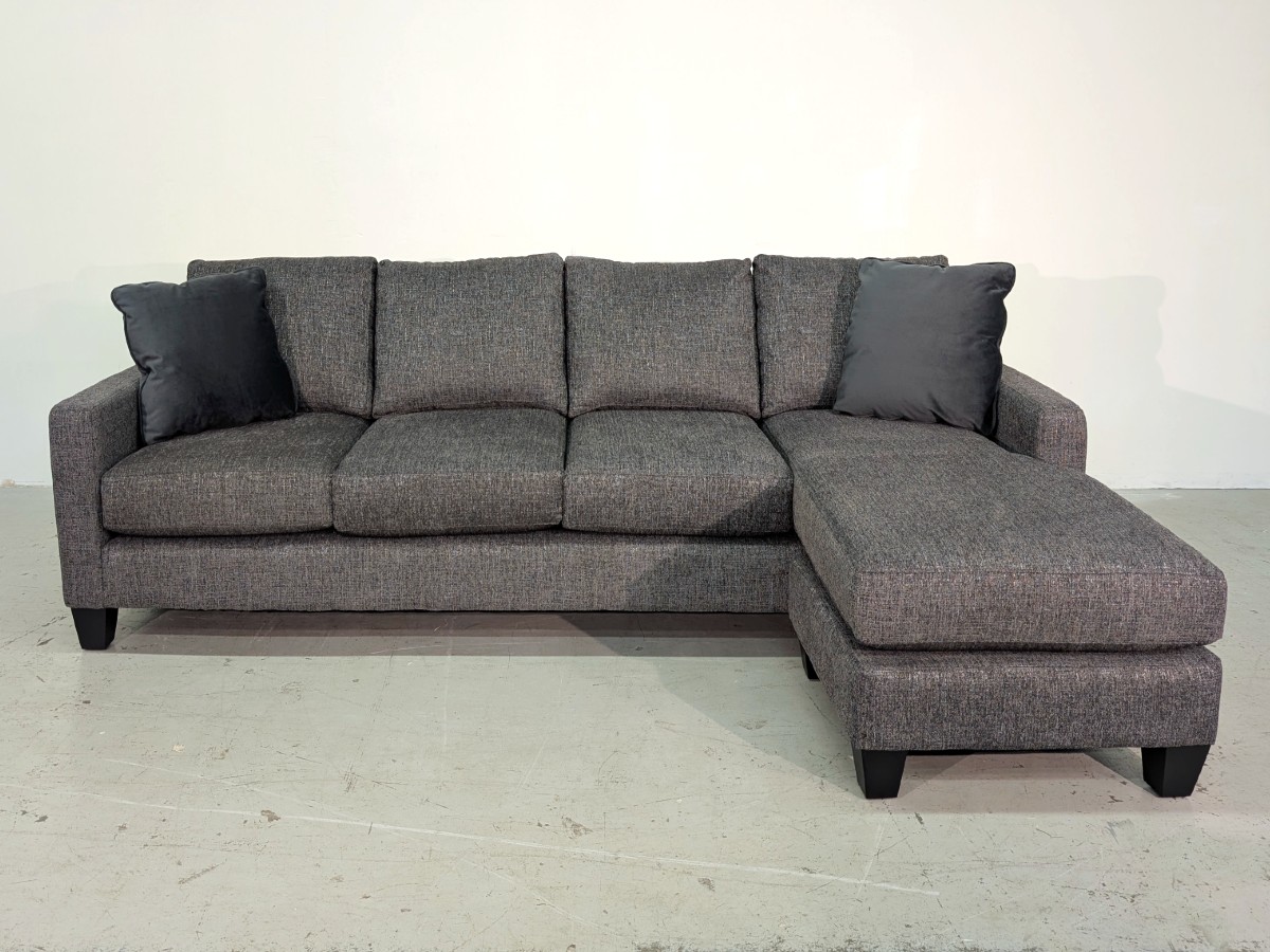 Mesa 4 Seats Sofa-Sectional w/Bumper – Giovanna Pewter