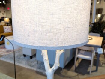Birch Bark- Tree Branch Floor Lamp with Lampshade