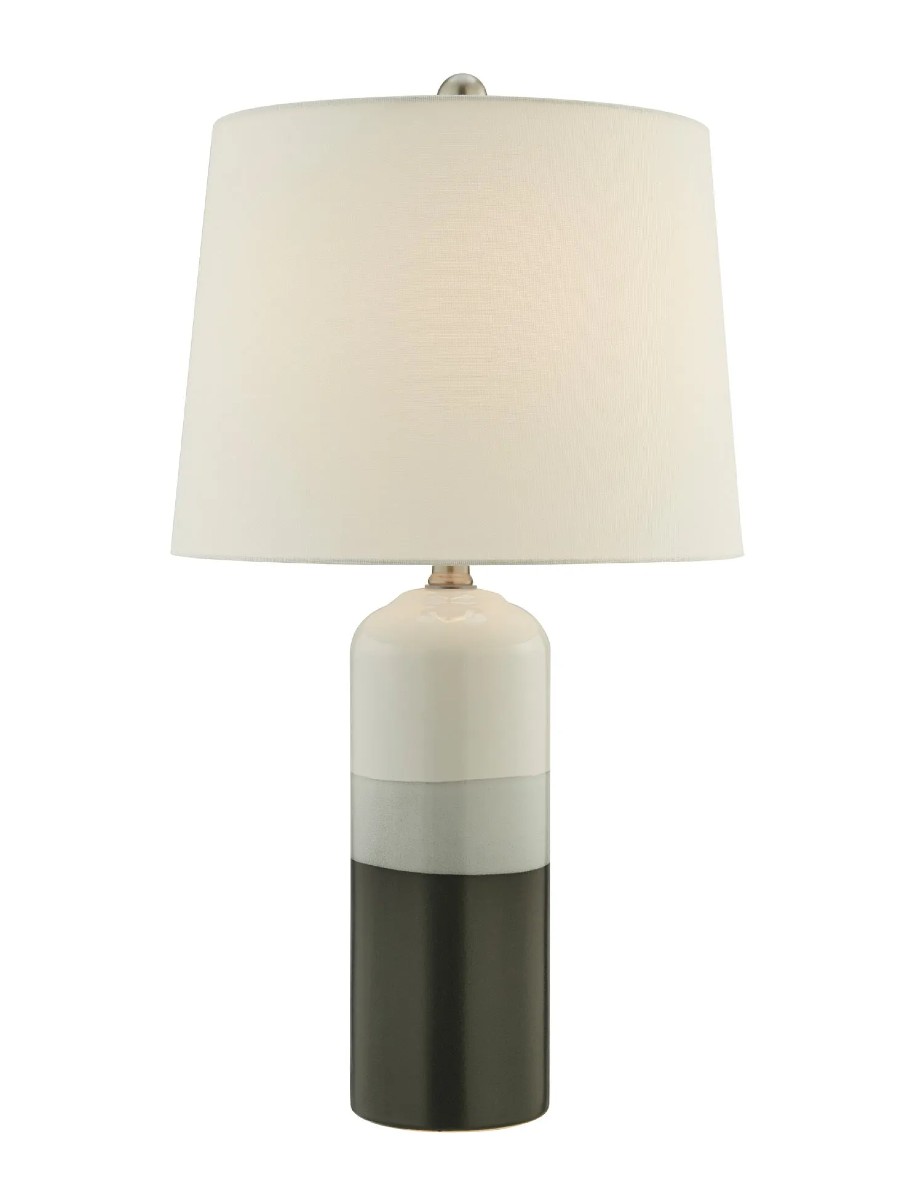 White Ceramic Base - Table Lamp