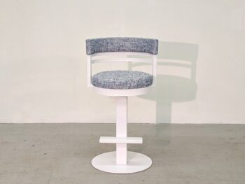 Amisco Sunny Upholstered Counter Stool- Pure 61- Blue Jay PC