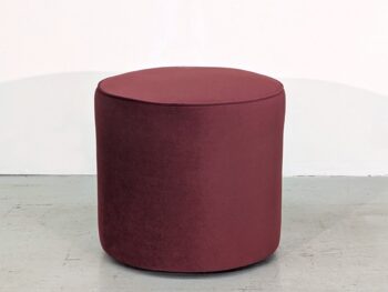Huff Ottoman- Fomo Ruby