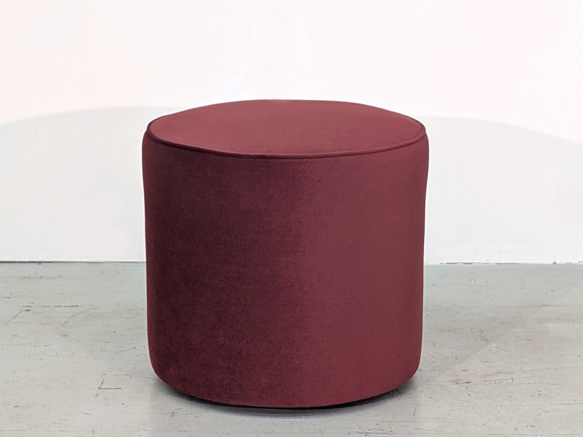 Huff Ottoman- Fomo Ruby