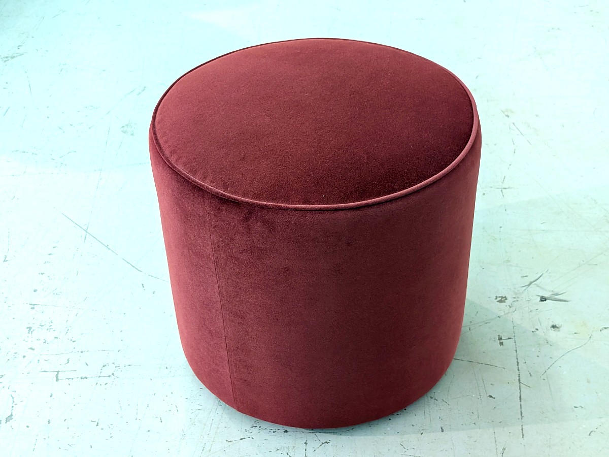 Huff Ottoman- Fomo Ruby - Image 2